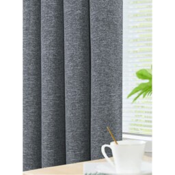 Dusk Blackout Thermal Curtains - Charcoal / 183cm / 168cm - thumbnail 4