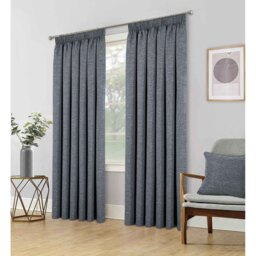 Dusk Blackout Thermal Curtains - Charcoal / 183cm / 168cm - thumbnail 2