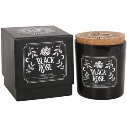 Black Rose Scented Jar Candle - Twilight Blush - thumbnail 2