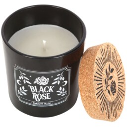 Black Rose Scented Jar Candle - Twilight Blush - thumbnail 4