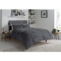 Snuggle  Cuddle Duvet Set - Charcoal / King