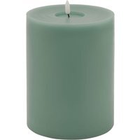 Melt Effect 6X8 Led Wax Candle - Sage