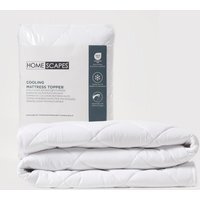 Advanced Cooling Mattress Topper - White / 200cm / 1.39kg
