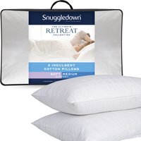 Snuggledown Retreat Indulgent Cotton Pillow - White / 2