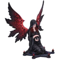 The Foreseer Dark Angel Figurine - Black - thumbnail 3