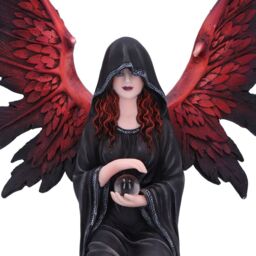 The Foreseer Dark Angel Figurine - Black - thumbnail 2
