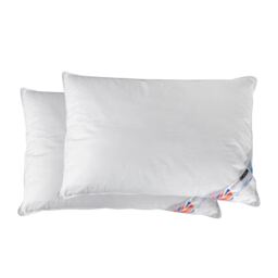 Homescapes Luxury Hotel Quality Super Microfibre Pillow Pair - White - thumbnail 3