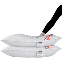 Homescapes Luxury Hotel Quality Super Microfibre Pillow Pair - White