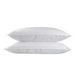 Homescapes Luxury Hotel Quality Super Microfibre Pillow Pair - White - thumbnail 5