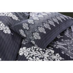 Traditional Duvet Cover Set - Black / Double - thumbnail 2