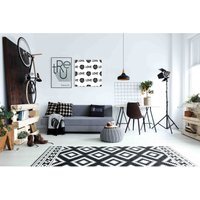 'Love Black Roses' Graphic Art on Canvas - Black / 41cm / 31cm - thumbnail 1