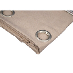 Faux Linen Blackout Panel - Natural - thumbnail 4