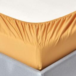 200 Thread Count Egyptian Cotton Extra Deep Fitted Sheet - Mustard / Single - thumbnail 2