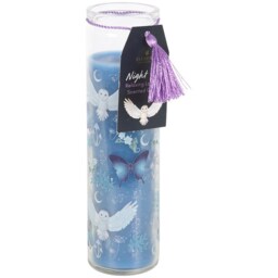 Night Owl Tube Glass Jar Candle - Lavender Scent - thumbnail 2