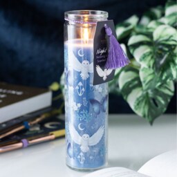 Night Owl Tube Glass Jar Candle - Lavender Scent - thumbnail 3