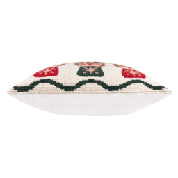 Nutcracker Tufted Cushion - Natural / Polyester - thumbnail 4
