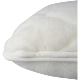 Cashmere Wool Pillow - White / 80cm / Diamond Pattern - thumbnail 5