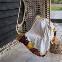 Orange Purple Autumn Blanket - Orange - image 1