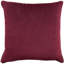 Mirrored Stag Watercolour Print Piped Cushion - Shiraz - thumbnail 2