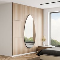 Frameless Glass Wall Mirror - Silver - image 1