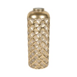 Maya Tall Metal Vase - Gold - thumbnail 2