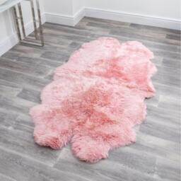 Genuine Quad Sheepskin Rug - Grey - thumbnail 4