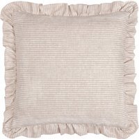 Martha Embroidered Ruffle Cushion Cover - Pink - image 1