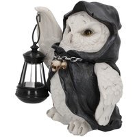 Reapers Flight Lantern Grim Reaper Owl Figurine - 17cm