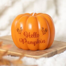 Hello Pumpkin Shaped Unscented Candle - Unscented - thumbnail 3
