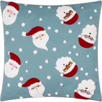 Santas Tufted Polyester Filled Cushion 45 x 45cm - Multi