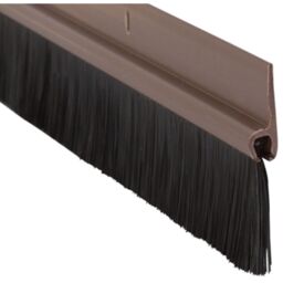 Stormguard Draught Excluder PVC Bottom Door  Garage Brush Seal Brown 914mm - Grey - thumbnail 4