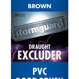 Stormguard Draught Excluder PVC Bottom Door  Garage Brush Seal Brown 914mm - Grey - thumbnail 2