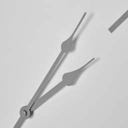 Brandon Modern Metal Wall Clock - White - thumbnail 4