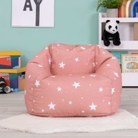 icon Kids Starry Skies Bean Bag Chair - Pink - image 1