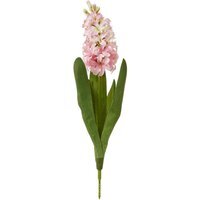 Wyld Haus Set of 3 Pink Artificial Hyacinth Stems, 440 mm - Pink