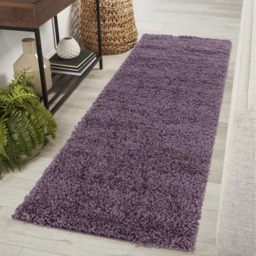Soft Thick Luxury Modern Shaggy Rug - Mauve / 120cm x 170cm - thumbnail 4