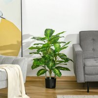 HOMCOM Artificial Evergreen Plant - Green / 95cm - image 1