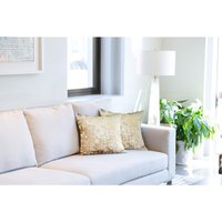 Crushed Velvet Cushion Cover - Taupe / 33cm