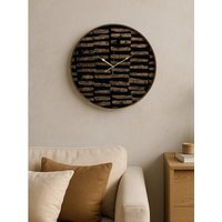 Celina 60cm Dia Wall Clock - Black
