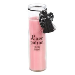 Love Potion Passionfruit Candle Romantic Glass Tube Gift - Pink - thumbnail 4
