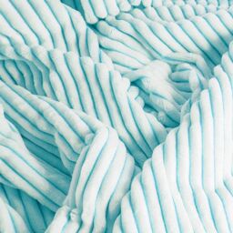 Thermal Modern Printed Cord Throw Blanket - Teal / 127x152 - thumbnail 4