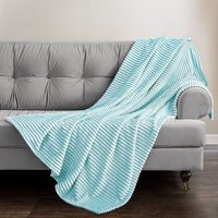 Thermal Modern Printed Cord Throw Blanket - Teal / 127x152 - thumbnail 1