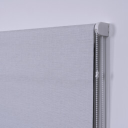 Jute Textured Blackout Blind - White / 120cm - thumbnail 4