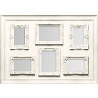 Maren Cream Contemporary 6 Photo Frame - Cream