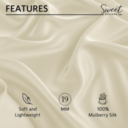 Luxury Silk Oxford Pillowcase - Ivory - thumbnail 2