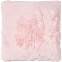 Rabbit Faux Fur Cushion - Blush / 55cm