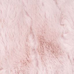 Rabbit Faux Fur Cushion - Blush / 55cm - thumbnail 2
