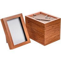 "4x6"" 3D Box Photo Frame Pack of 5 - Brown" - thumbnail 1