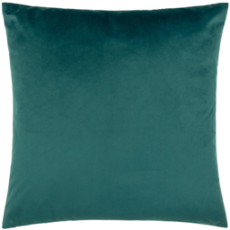 Alma Check Polyester Filled Cushion - Green - thumbnail 2
