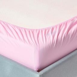 200 Thread Count Egyptian Cotton Extra Deep Fitted Sheet - Pink / Superking - thumbnail 2